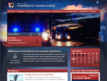 Tablet Screenshot of feuerwehr-herbolzheim.de